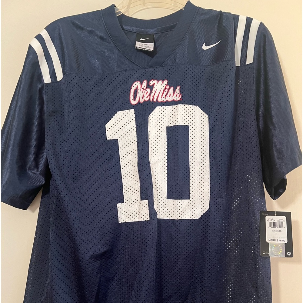 Ole Miss blue Nike jersey, XL, brand new with tags. Paid $46